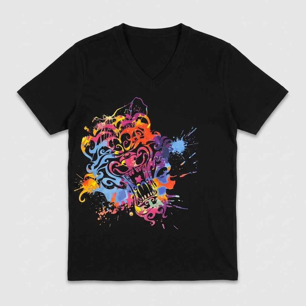 Camiseta con ilustración full-color