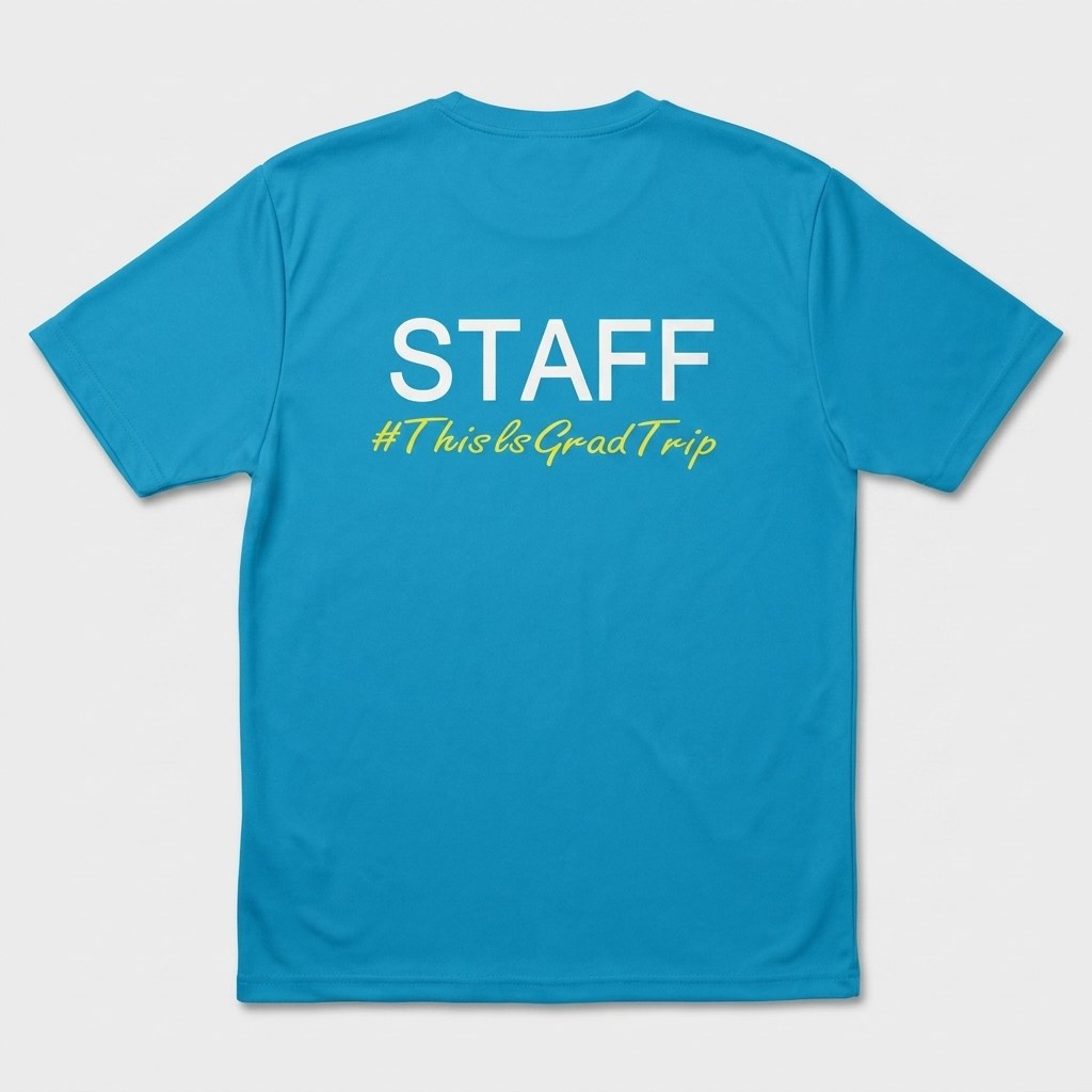 Camiseta de staff con estampado